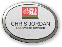 (image for) Long & Foster Realtors Executive Oval Silver Badge